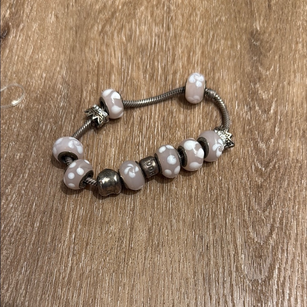 Pandora bracelet with beads